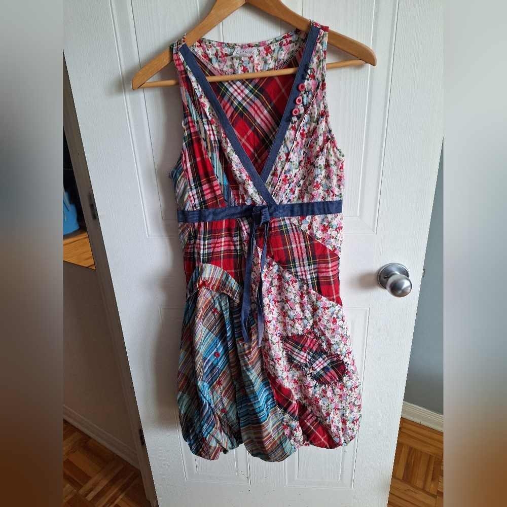 Colorful Patchwork Dress - Picture 1 of 6